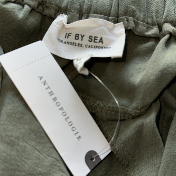 ANTHROPOLOGIE If By The Sea Olive Green Cargo Pants Size Medium. New with Tags - Picture 8 of 16